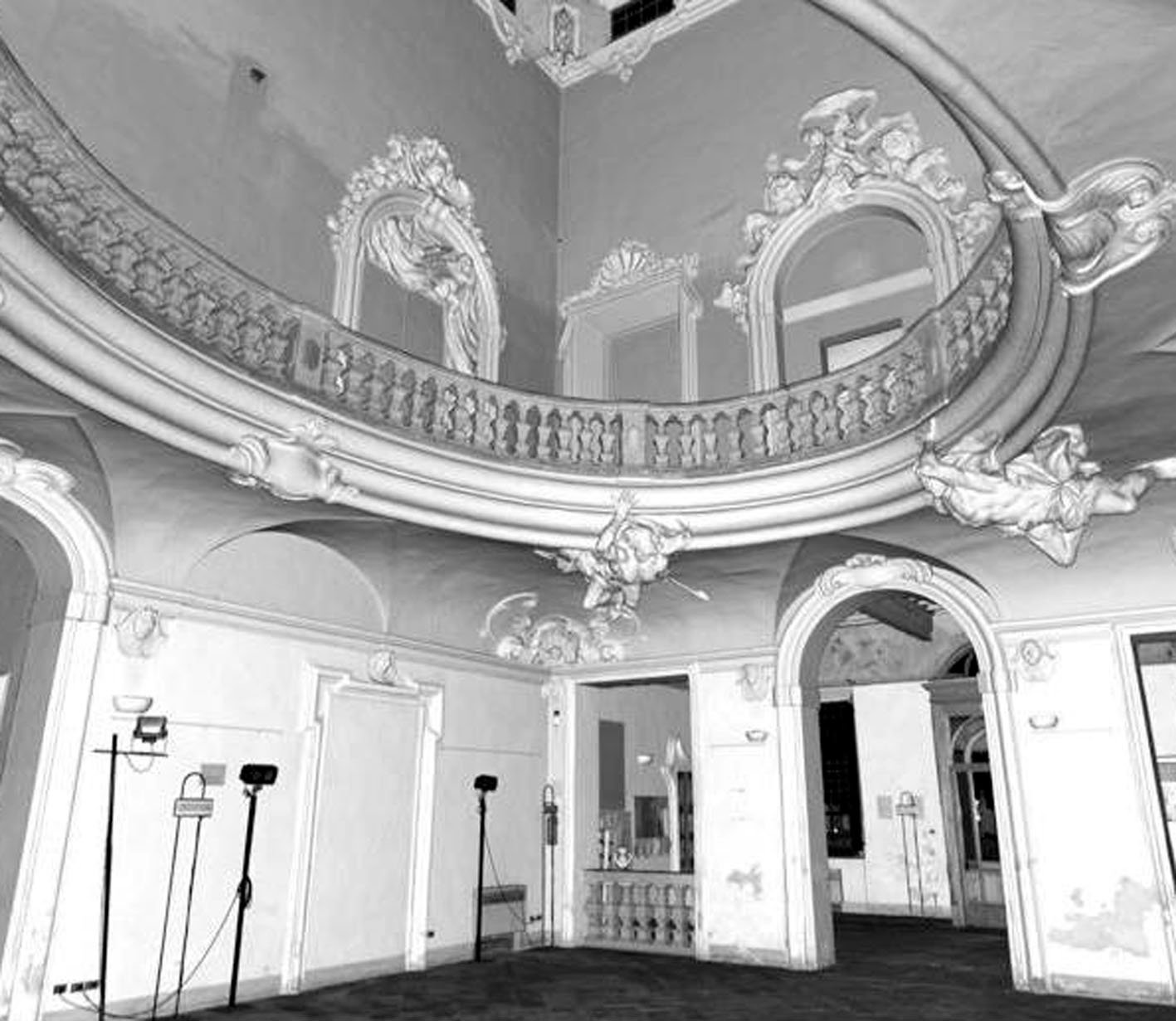 Sala d'ingresso della Villa